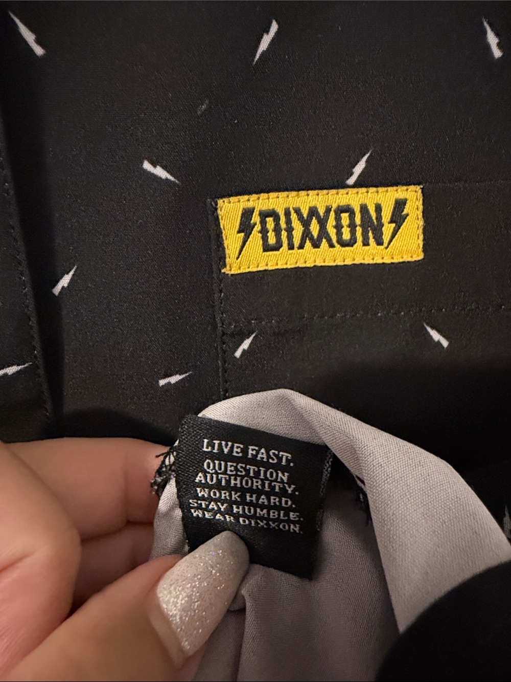 Dixxon flannel company women’s “the bolt” short sleeve button up shirt - small - Picture 8 of 12